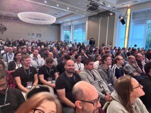 I had a wonderful time today catching up with old friends and new at the AWS Community Day DACH. @hoegertn even made me a special plaque as an honorary member of the Förderverein (Booster Club), which was awarded onstage by @osterjour! 😭❤️🇩🇪 Great job to all the organisers, volunteers, and speakers at the event today.