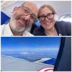 Current whereabouts - somewhere over the Mediterranean… ✈️❤️