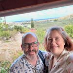 A food tour of Crete! We visited the Cretan Dragon olive grove and dragonfruit farm, where we learned about Cretan agriculture and tasted some produce. Then we went to @titakiswines, where Andrea led us on a tour of the vineyard and a tasting of wine and raki. We finished with a lovely lunch. Perfect day! 🍷🫒🥗☀️