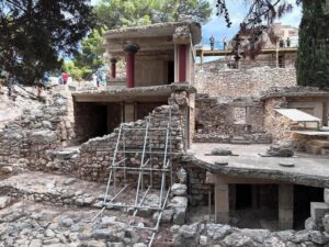 Knossos. Unfortunately it’s pretty hard to separate out what is actual archaeology from the deluded, fanciful “reconstruction” of the British guy who excavated it, but it was still fascinating to see the ruins of a civilisation we know so little about.