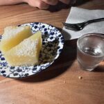 We have eaten well every day in Greece. Tonight was Cretan craft beer, salad with dried figs and local cheese, pork souvlaki, and a dip made of split peas. I’m also loving this tradition of restaurants giving us raki (distilled grape spirit) to finish off the meal!