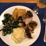 Happy Thanksgiving everyone! Turkey Wellington, mash, and silverbeet. ❤️🦃🍁 #after