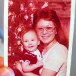 Found an old pic of me & Mom this morning. Isn't she gorgeous? And what a fatty-boombalatty bub I am. :)