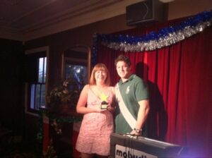 Picked up one of Spudds's awards! He said nice things about me (and @lemon_lime!).