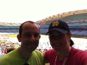 Me and Snookums after the Run4Fun today.