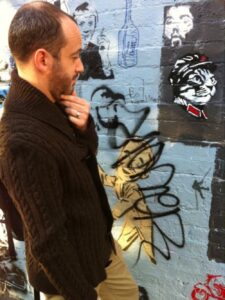 Supercilious cardy-wearing bearded Inner West hipster appraises your graffiti and snorts, "Derivative."