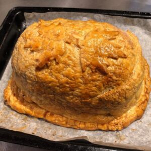 Happy Thanksgiving everyone! Turkey Wellington, mash, and silverbeet. ❤️🦃🍁 #after