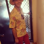 Him: "It's Fancy Friday." Me: "You look like Hunter S. Thompson on vacation in the Bahamas." Him: "That's what I was going for!"