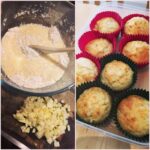 Baking day! Cheddar and Apple muffins. 🧀🍎