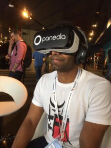 Varun's first VR experience!