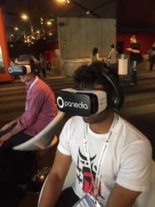 Varun's first VR experience!