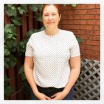 First sewing project of 2017: Georgie Top by @tessutifabrics. (Yes, I cut the damn sleeves upside down.)