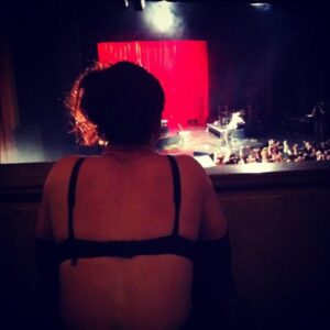 Um, holy shit. Amanda Palmer just performed a song from the seat in front of me! http://instagr.am/p/fHOi5/