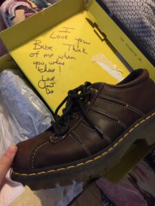 When your awesome Aunt Deb mails you the shoes you admired in her garage sale two months ago, all the way to Australia. 😍