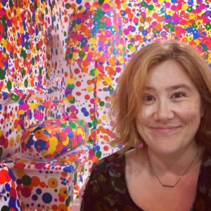 Self-obliteration in the Obliteration Room. #yayoikusama #polkadots @ Queensland Art Gallery/Gallery of Modern Art