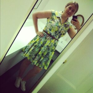 Frocktober #11. New dress! Bought at Target (damaged) and repaired by me. http://instagr.am/p/Q0iobcRJK2/