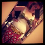 Haha, crucial part of my Christmas party costume has arrived! Clearly it goes well with both A) these pajama pants and B) my muffin top.