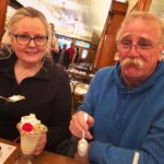 Columbus has a pretty amazing ice cream parlour with lots of beautiful antique soda fountains... @ Zaharakos