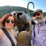 After exploring the castle, we took the old funicular up to the Königstuhl, the highest point in Heidelberg. The view was breathtaking. Then we did a short hike before eventually heading back to the Altstadt for dinner at Vetter’s Alt Brauhaus… 🌳🍻