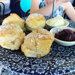 So full! Beautiful food. #jambeforecream @ Vaucluse House Tearooms