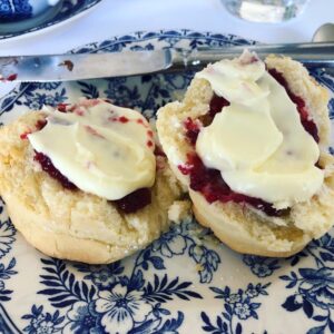 So full! Beautiful food. #jambeforecream @ Vaucluse House Tearooms