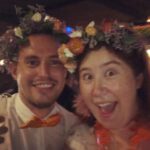 Flower crowns = best Christmas party activity EVER. @ Arygle Bar