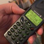 The Snook’s Christmas party is tomorrow, and the theme is “Made in the 90s.” He found his first cellphone and charged it up for the first time in nearly 20 years. ❤️ #dontcallit