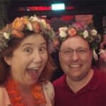Flower crowns = best Christmas party activity EVER. @ Arygle Bar