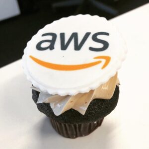Not sure who brought in these delicious @amazonwebservices cupcakes, but it’s such a nice way to kick off the holiday weekend! #bepeculiar