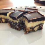 Nanaimo bars. A bit rough looking, but damn tasty! Thanks Canada. 🍁❤️