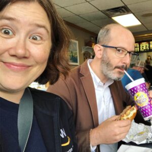 The Snook’s first Wallyburger! 😂🐧