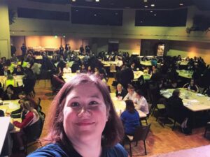 Emcee selfie! Honoured to join the @amazonwebservices team at today’s Inspiring Women event with 200 young women in Liverpool.