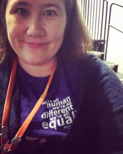 The AWS dress is off, and it’s time to #wearitpurple. “We’re all human; we’re all different; we’re all equal.” 💜🏳️‍🌈