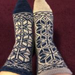 Latest project finished: La Mancha’s Giants socks in Manos Fino 🧦