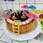 Rodd Snook is in the US for work, and he spent the weekend with my sister Amy Carbo and her family for my niece’s birthday. Me: How did the cake turn out? Him: Moms are coming. I think they’ll judge me. Me: You’re a handsome Aussie who works at Google and made his niece a POOL CAKE. You’re fine. ❤️